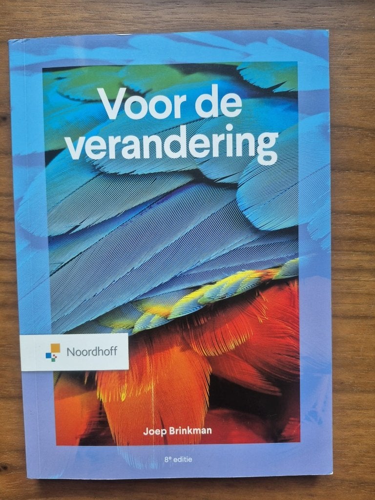 Voor de verandering - nieuwstaat - Joep Brinkman, Boeken, Advies, Hulp en Training, Ophalen of Verzenden, Nieuw, Joep Brinkman