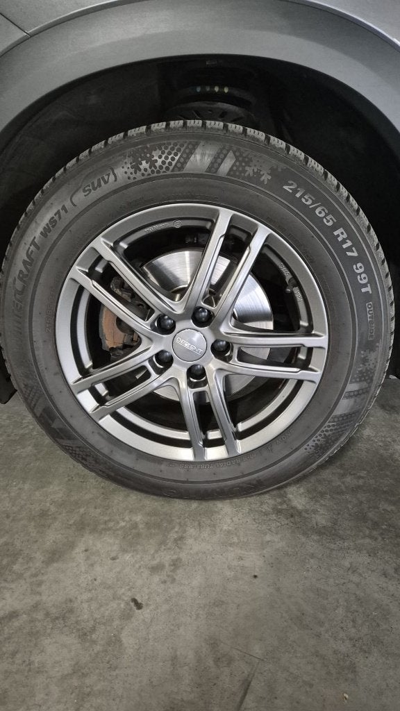 4 roues hiver Citroen C5 1ière génération/Peugeot 3008, Pneus et Jantes, 16 pouces, Enlèvement, Utilisé