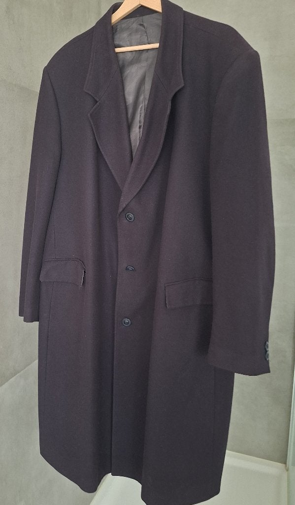 Selinac Moda Hombre Overcoat – Classic Wool‑Look Formal Coat, Kleding | Heren, Jassen | Winter, Ophalen, Selinac moda hombre, Blauw