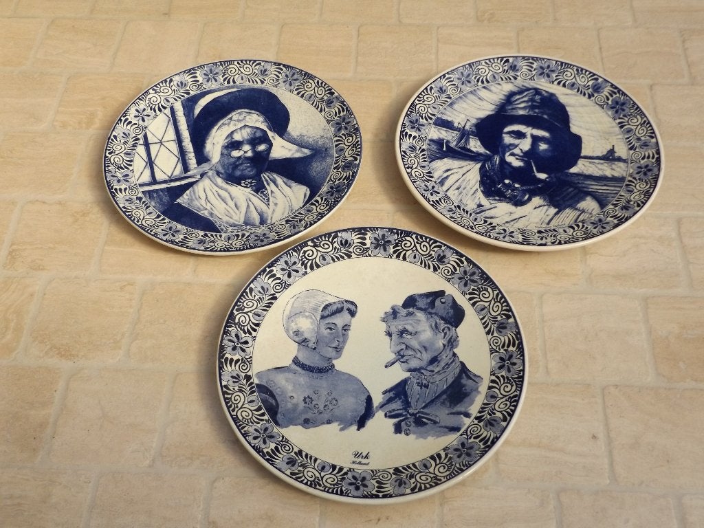 assiettes décoratives DELFTS BLAUW, Enlèvement