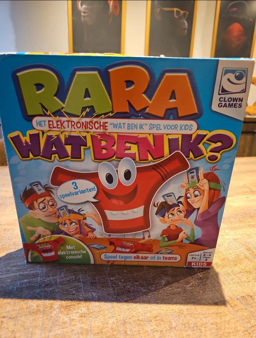 lot gezelschapsspelen, Ophalen