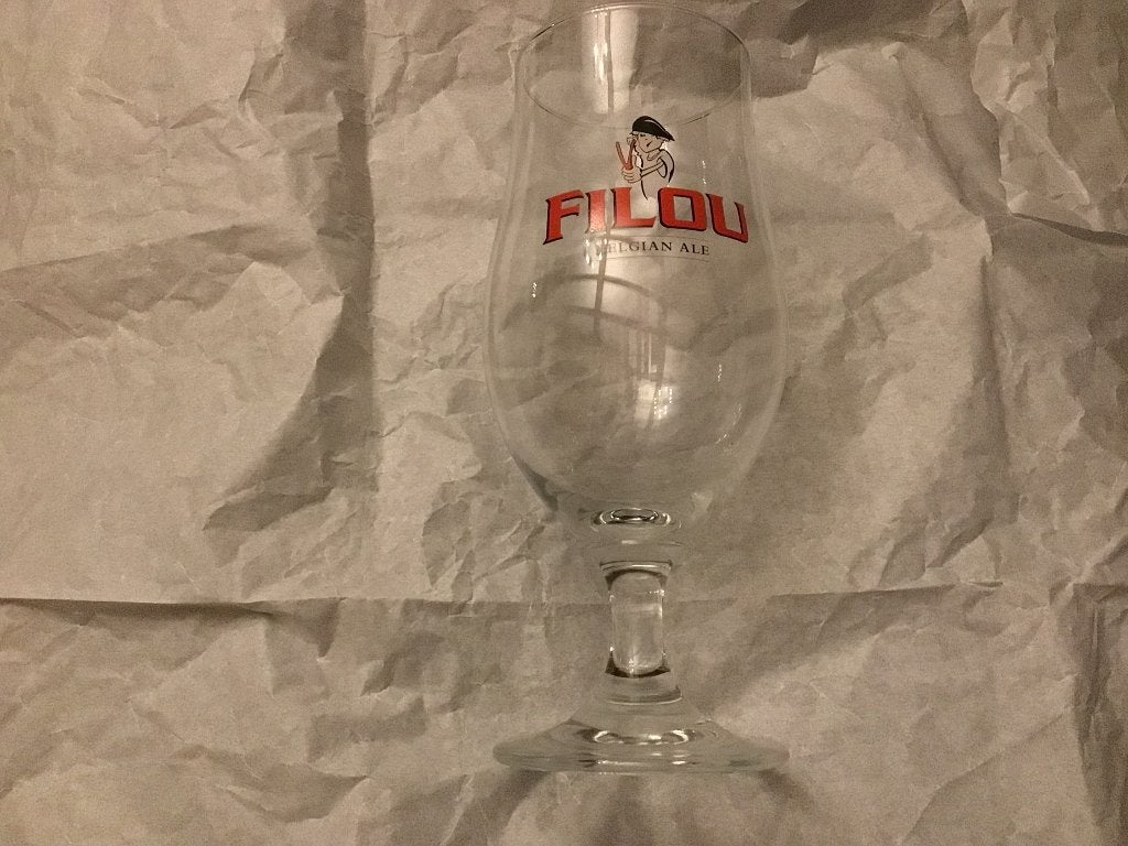 6 Filou Belgian Ale bierglazen M15 vaderdag kado, Ophalen of Verzenden