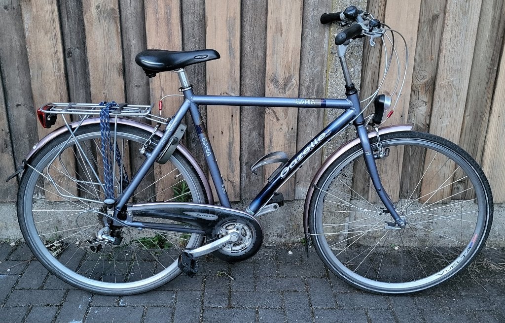 Gazelle herenfiets 28 inch(Aluminium frame), Fietsen en Brommers, Ophalen, Gebruikt, Versnellingen, 57 tot 61 cm
