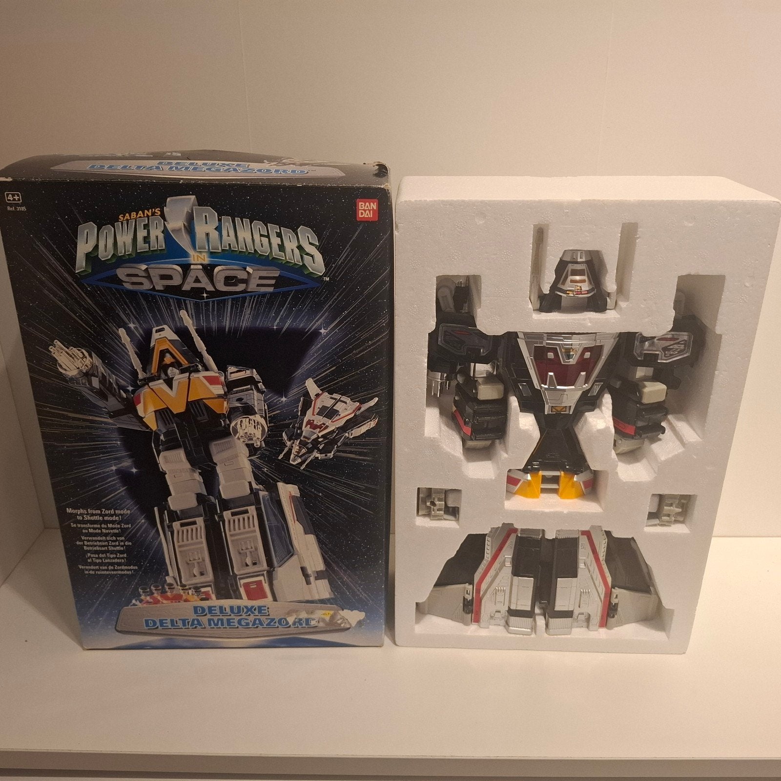 Power Rangers Space Deluxe Delta Megazord, Kinderen en Baby's, Speelgoed | Actiefiguren, Ophalen of Verzenden