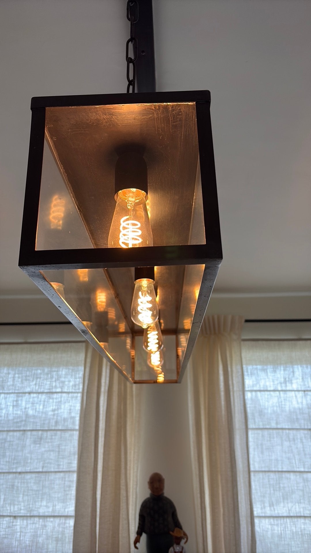Lustre suspendu, Enlèvement, Comme neuf
