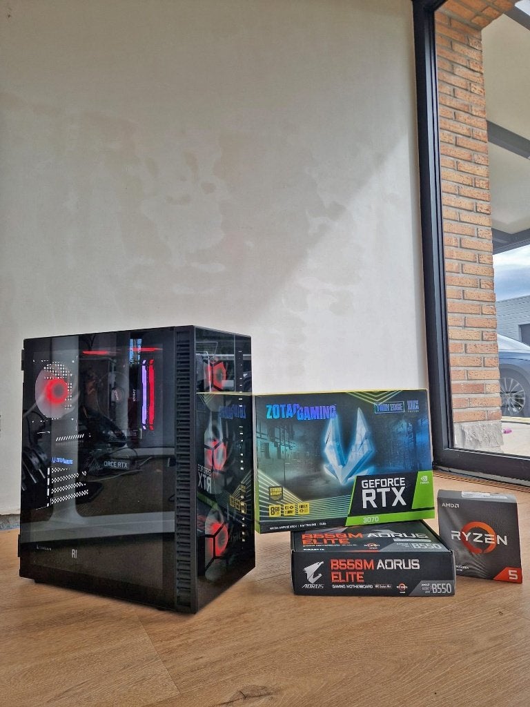 Game PC | RTX 3070 | Ryzen 5 | 16GB RGB | 1TB SSD, Custom Gaming Pc, Zo goed als nieuw, Gaming, SSD