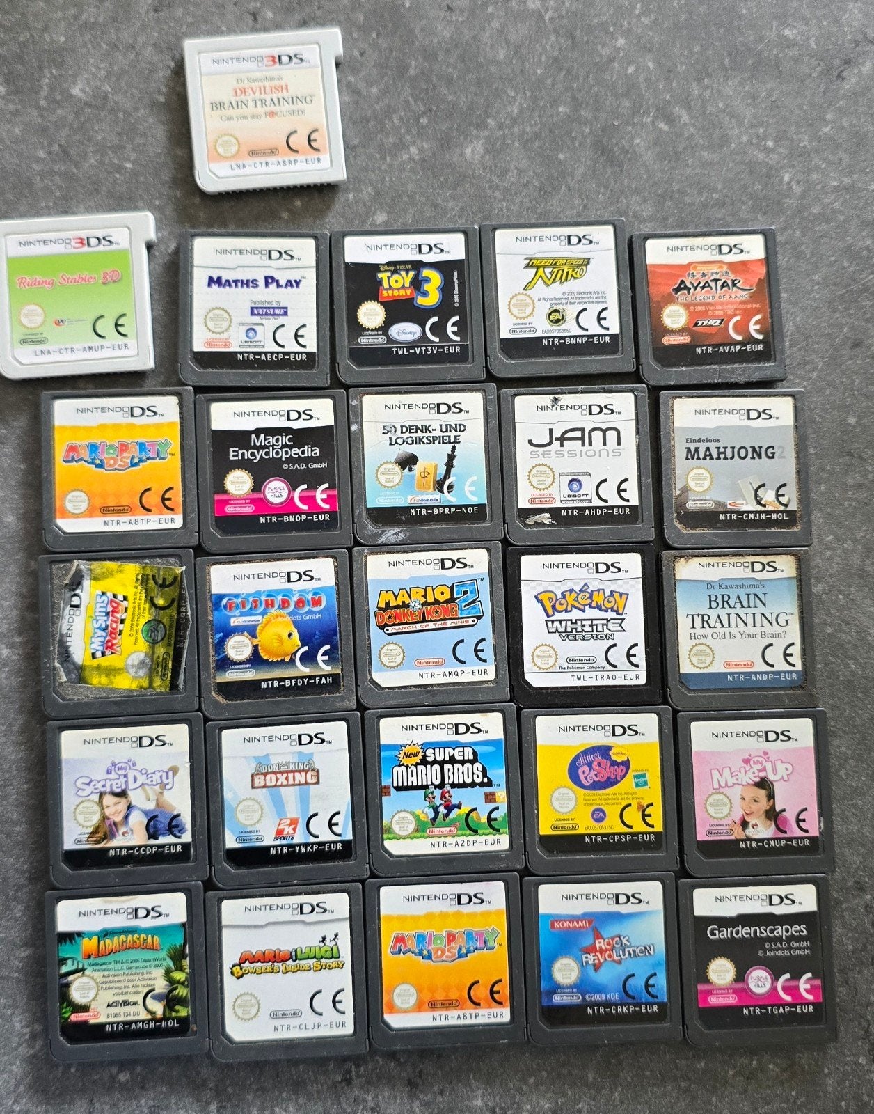 jeux nindendo DS, Ophalen
