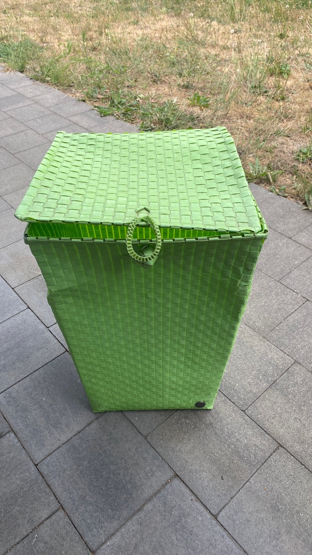 Wasmand, Ophalen, Zo goed als nieuw, Mand, Gevlochten