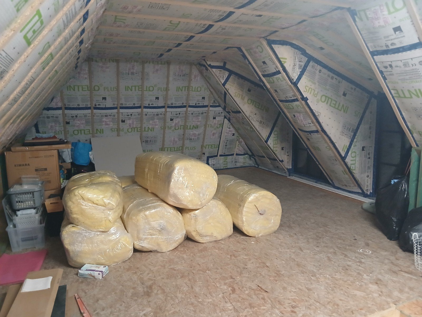 Gratis glaswol isolatie, Doe-het-zelf en Bouw, Ophalen, 4 tot 8 cm, Nieuw, Muurisolatie