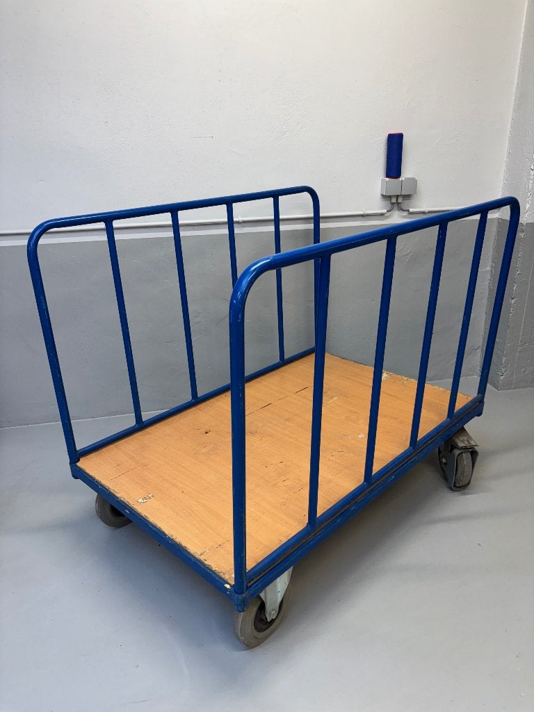 Rolkar met lengtehekken, Doe-het-zelf en Bouw, Werkbanken, Ophalen, Gebruikt, 120 tot 170 cm