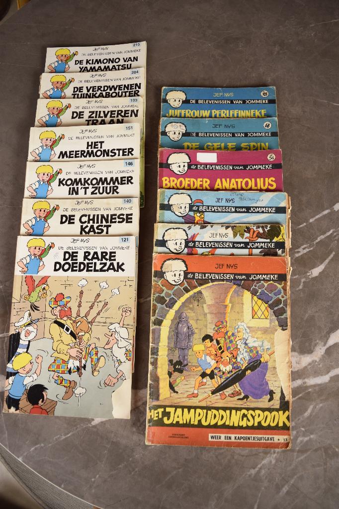 collectie van 46 Jommekes, Meerdere stripboeken, Ophalen of Verzenden, Gelezen, Jef Nys.