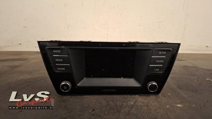 Display Multi Media regelunit van een Skoda Fabia, Gebruikt, -, -, Ophalen of Verzenden
