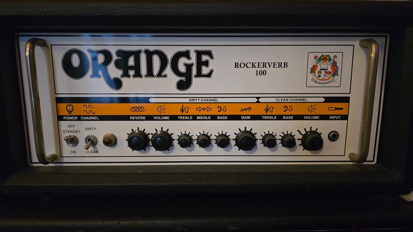 orange rockerverb 100, Musique & Instruments, Enlèvement, Utilisé, Guitare, 50 à 100 watts
