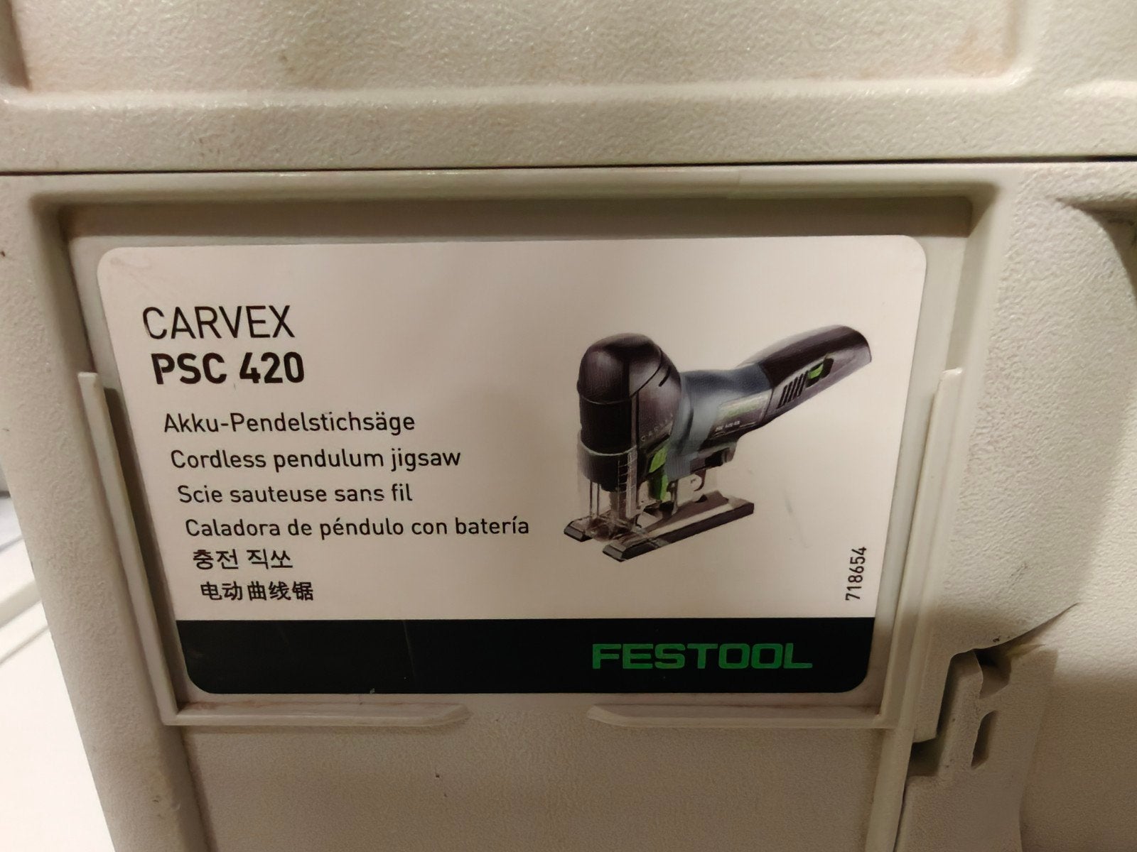Puzzle Festool CARVEX PSC 420, Enlèvement ou Envoi, Scie sauteuse
