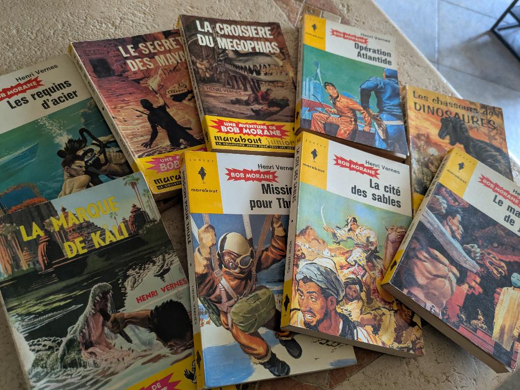 Lot de 9 marabouts "junior" de Henri Vernes (BM) pour 9€., Envoi, Utilisé, Henri Vernes.