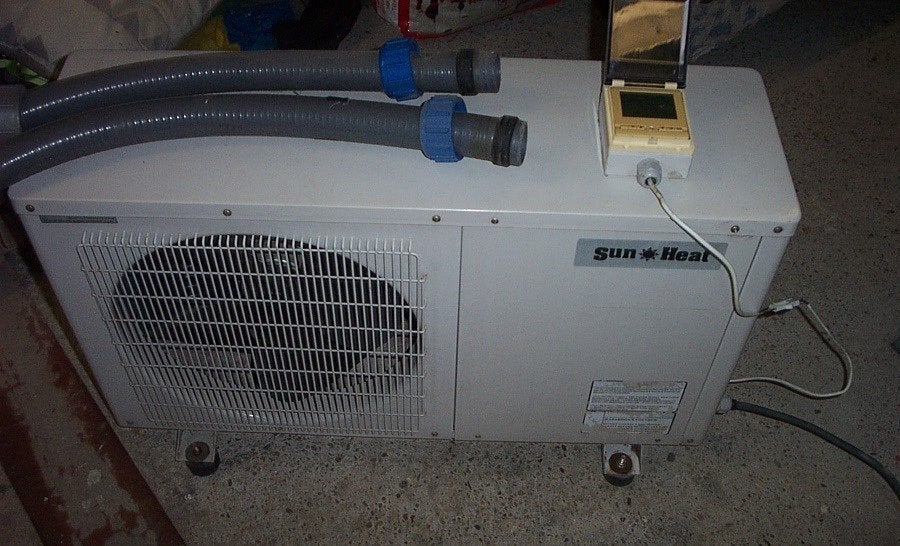 Warmtepomp zwembad 5.3 KW, Ophalen, Gebruikt, Verwarming
