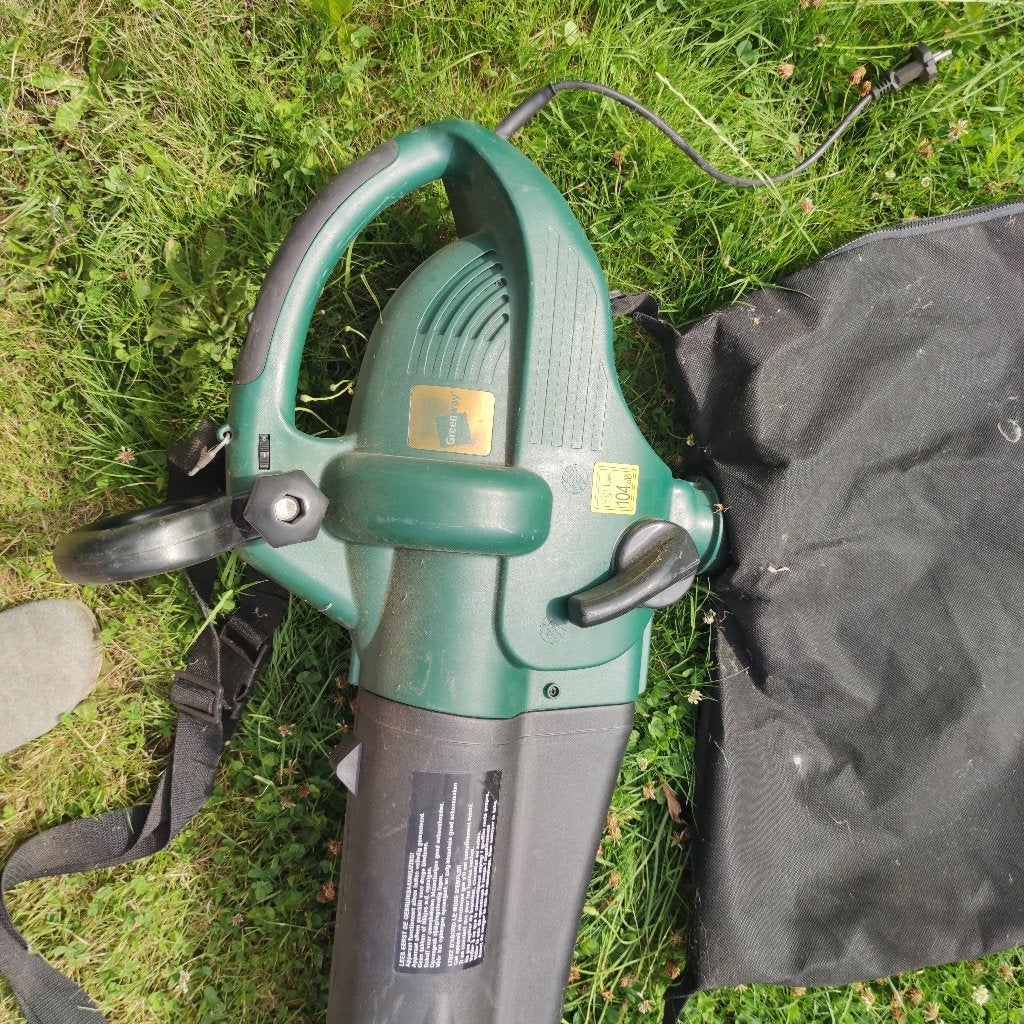 bladblazer - Greenway, Tuin en Terras, Bladblazers, Ophalen, Handgedragen, Zo goed als nieuw, Met opvangzak