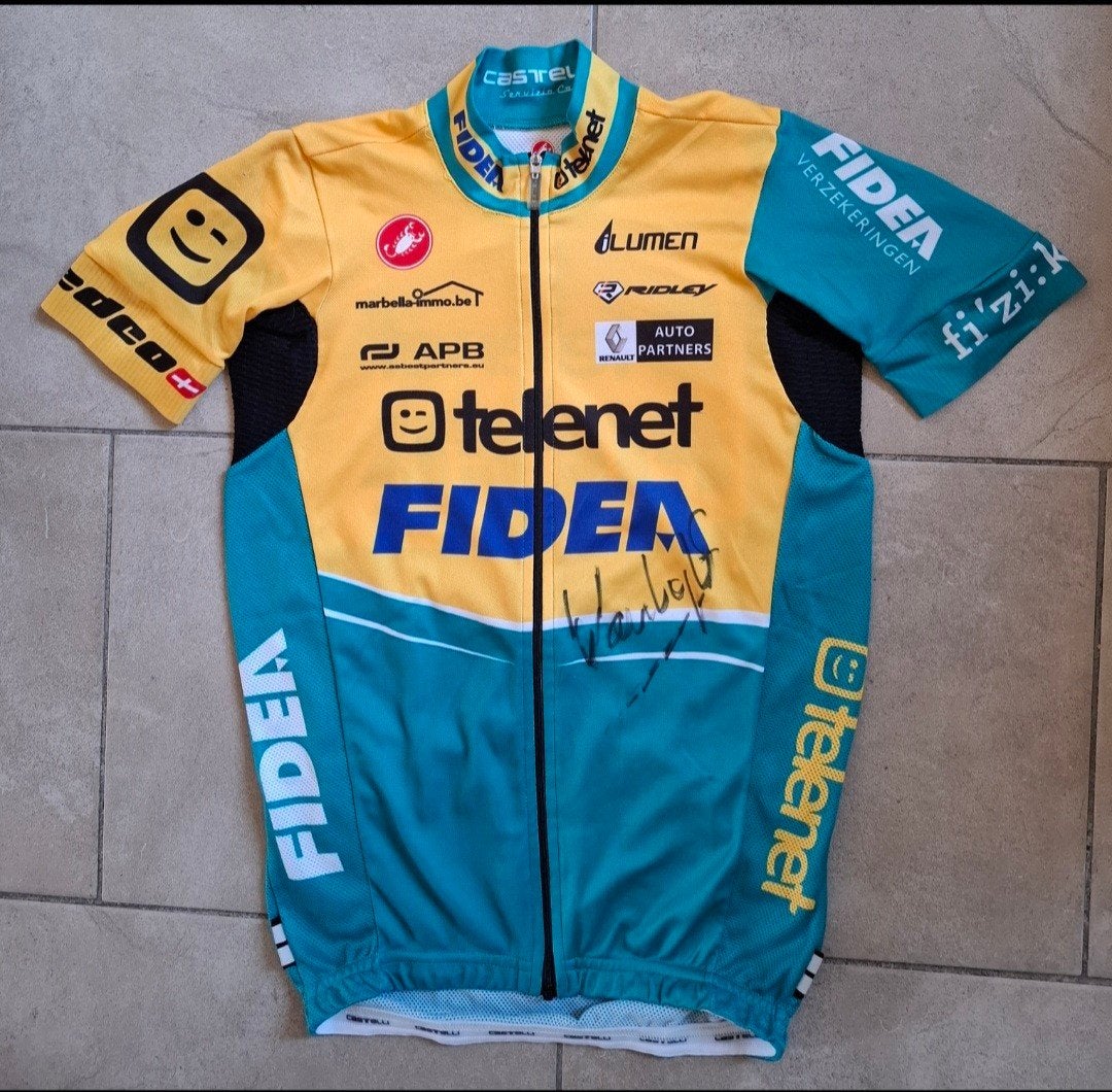 Un maillot de l'ancienne Team Telenet- Fidea et, Vêtements d'extérieur, Enlèvement ou Envoi, Femmes, L