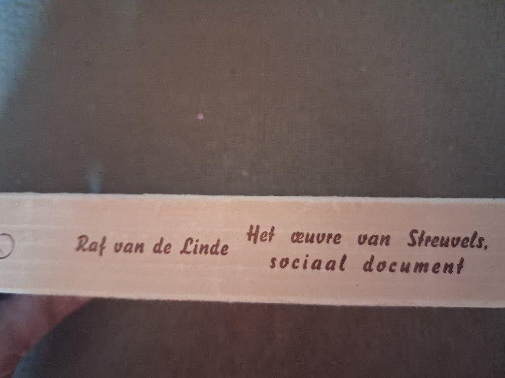 HET OEVRE VAN STREUVELS - SOCIAAL DOCUMENT- RAF VAN DE LINDE, Enlèvement ou Envoi, Stijn Streuvels