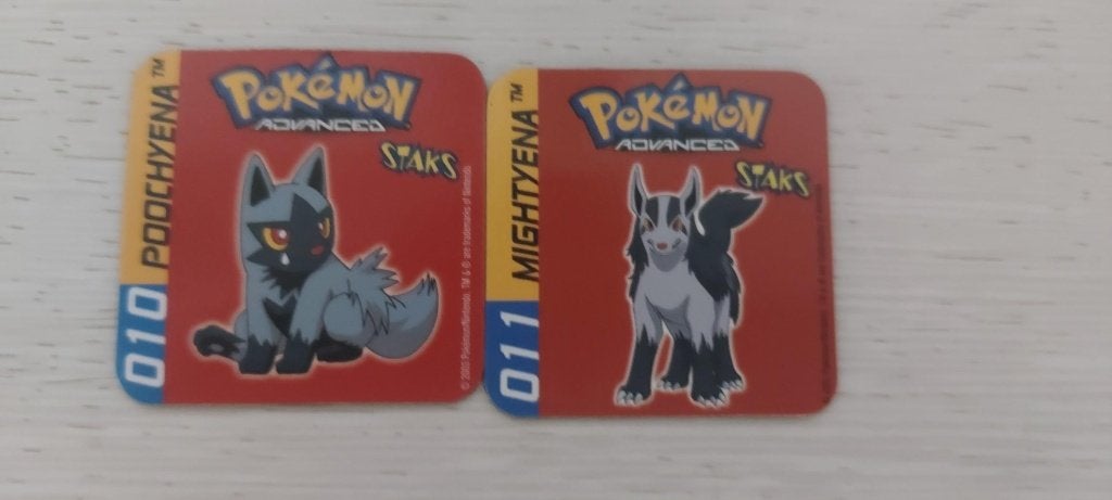 magneten speelgoed pokemon Poochyena en Mightyena staks, Verzamelen, Ophalen of Verzenden