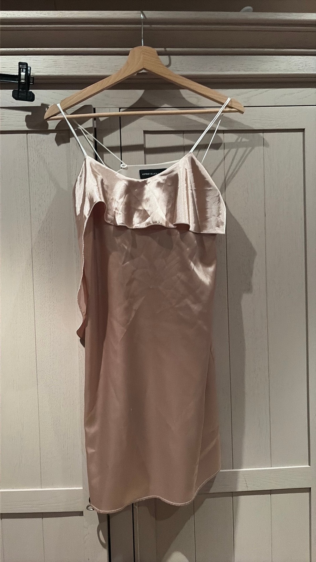 Astrid the black label kleedje satijn maat xs, Enlèvement ou Envoi, Comme neuf, Taille 34 (XS) ou plus petite
