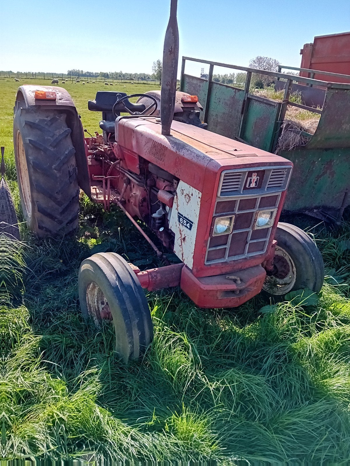 international 654, Ophalen