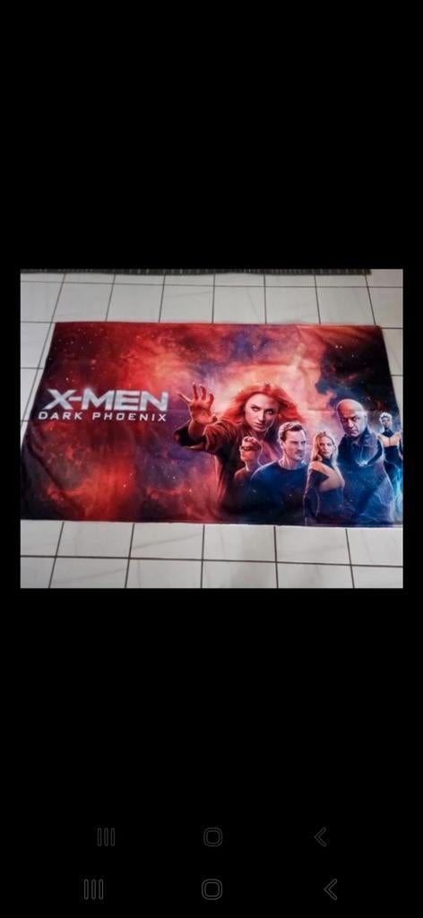 Groot Canvasdoek Marvel X-Men Dark Phoenix, Ophalen of Verzenden