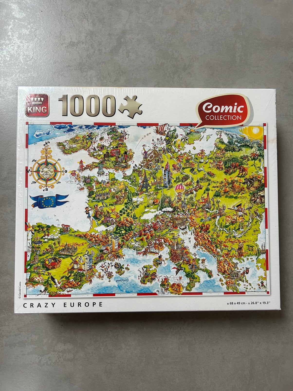 Puzzel 1000 stuks van Comic collection, Hobby en Vrije tijd, Ophalen, Nieuw
