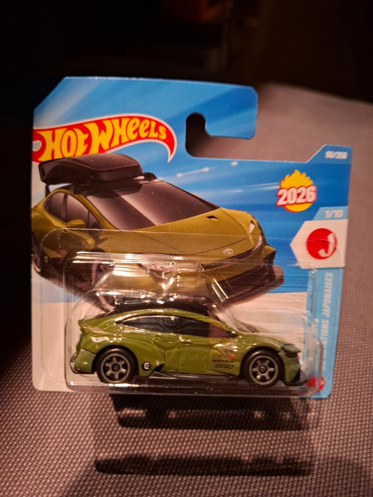 hot wheels Toyota prius custom met dakkoffer, Ophalen of Verzenden