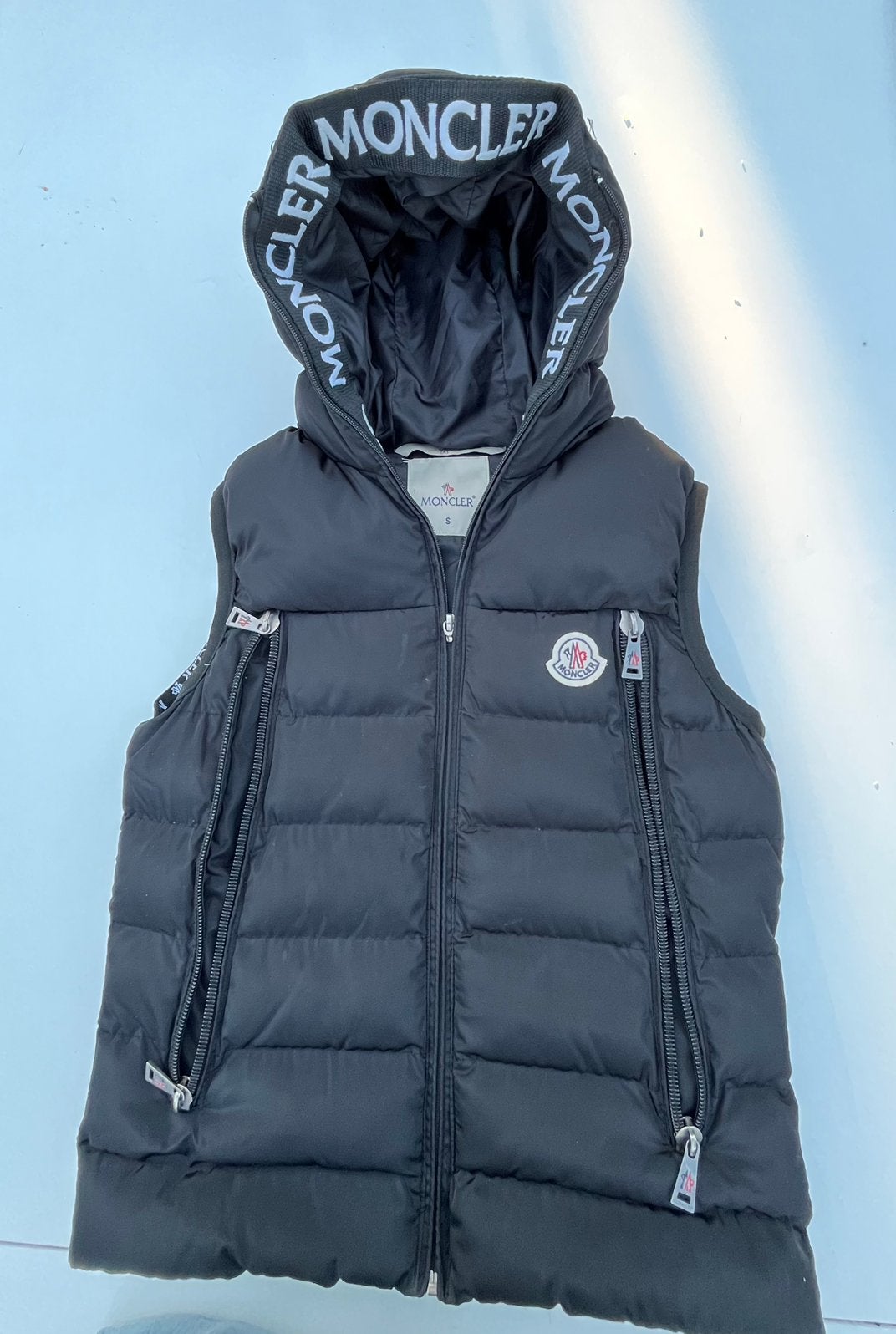 Moncler bodywarmer maat S, Kleding | Heren, Ophalen of Verzenden, Zo goed als nieuw, Maat 46 (S) of kleiner