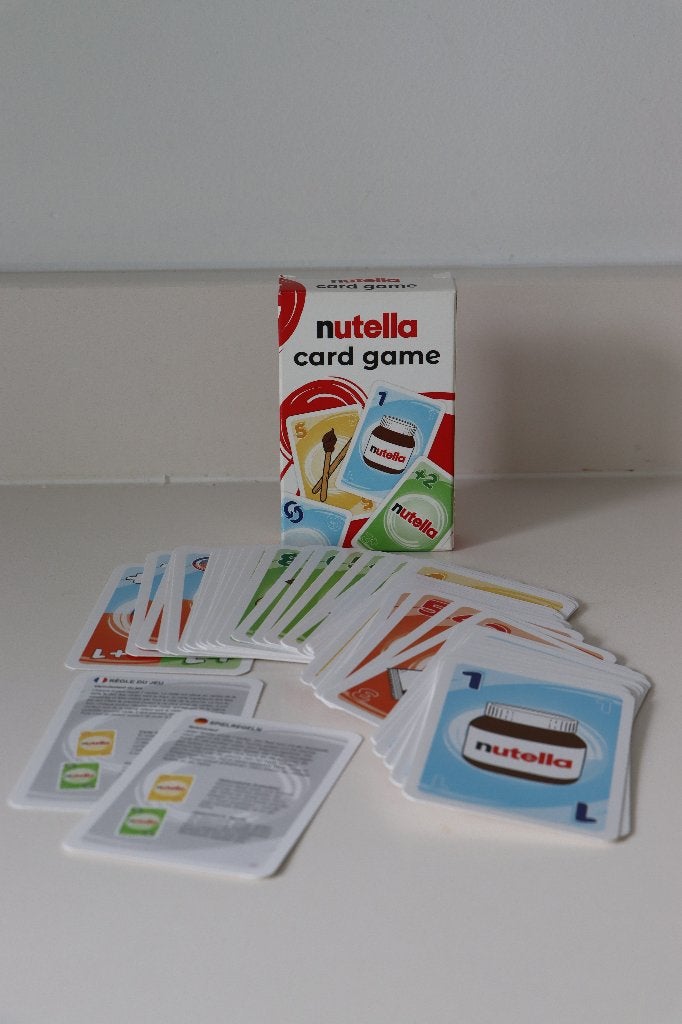 Nutella card game, Een of twee spelers, Ophalen of Verzenden, Nieuw, Nutella
