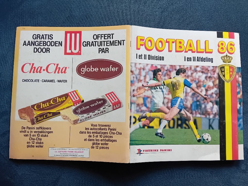 panini stickerboek Football 86, Ophalen of Verzenden, Zo goed als nieuw, Plaatje