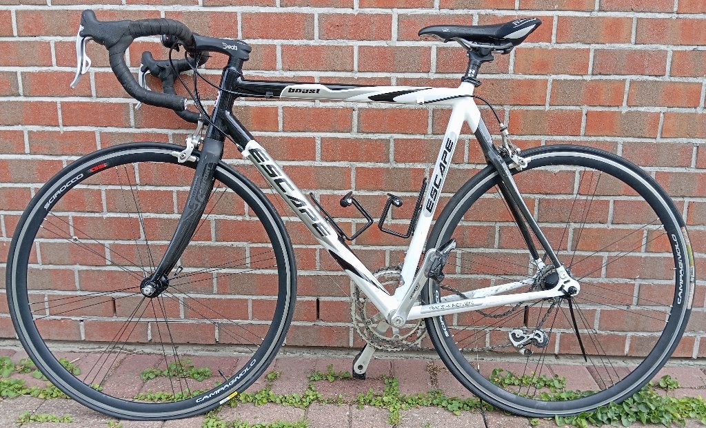 VÉLO DE COURSE CAMPAGNOLO CENTAUR 10 VITESSES, Vélos & Vélomoteurs, Frein sur jante, Aluminium, Enlèvement, 53 à 57 cm