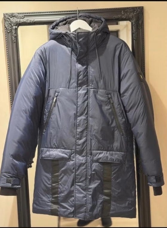 Lyle & Scott Thermore Winterjas Heren Maat S, Ophalen, Blauw, Zo goed als nieuw, Lyle & Scott