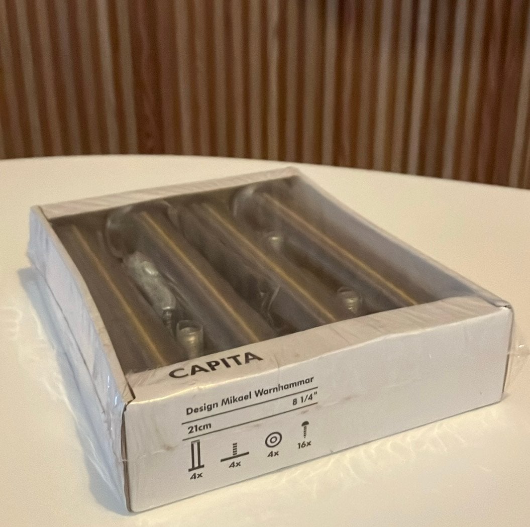 IKEA Capita 21cm 4 inox kastpoten voor keukenkastjes, Ophalen, Zo goed als nieuw, Inox