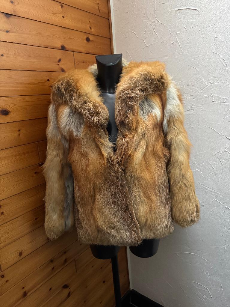 Korte jas in echte vos, Kleding | Dames, Ophalen, Maat 38/40 (M)