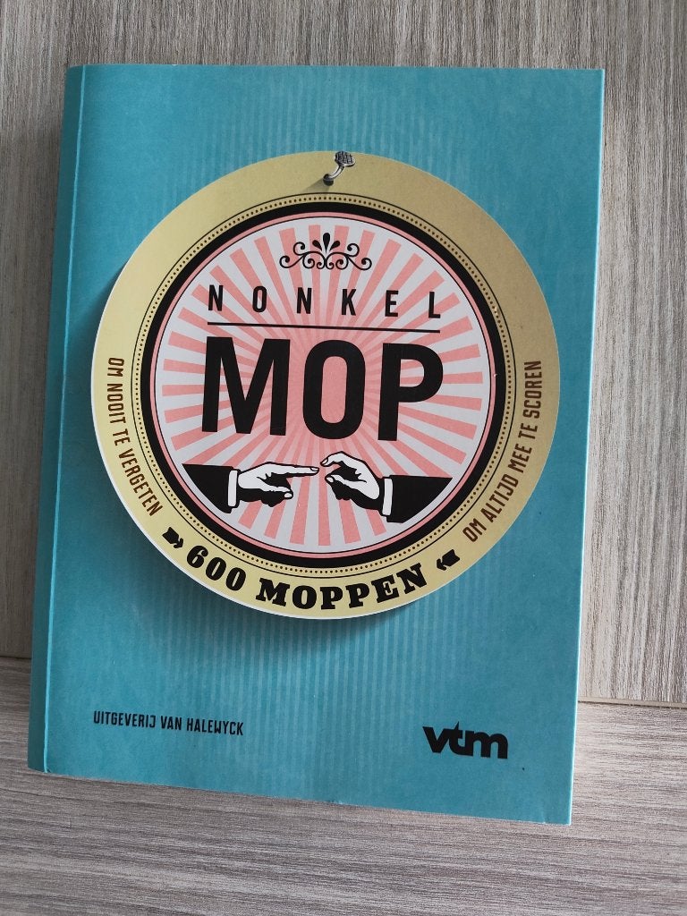 "Nonkel Mop", 600 moppen, Boeken, Humor, Moppen, Rob Vanoudenhoven, Nieuw, Ophalen of Verzenden