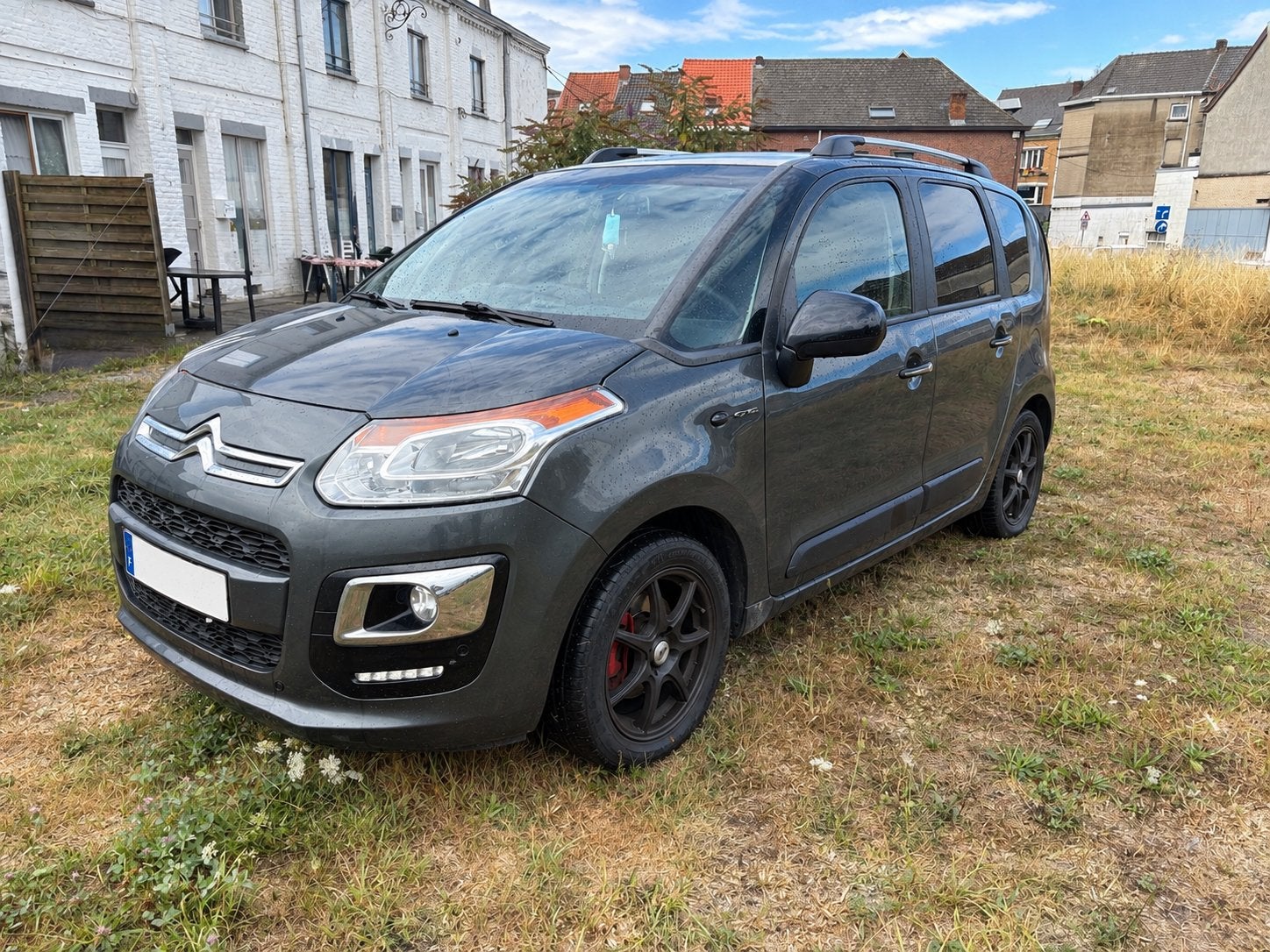 Citroën c3 Picasso 1.2cc 110cv 138km ct ok, Autos, Argent ou Gris, Achat, Boîte manuelle, Noir