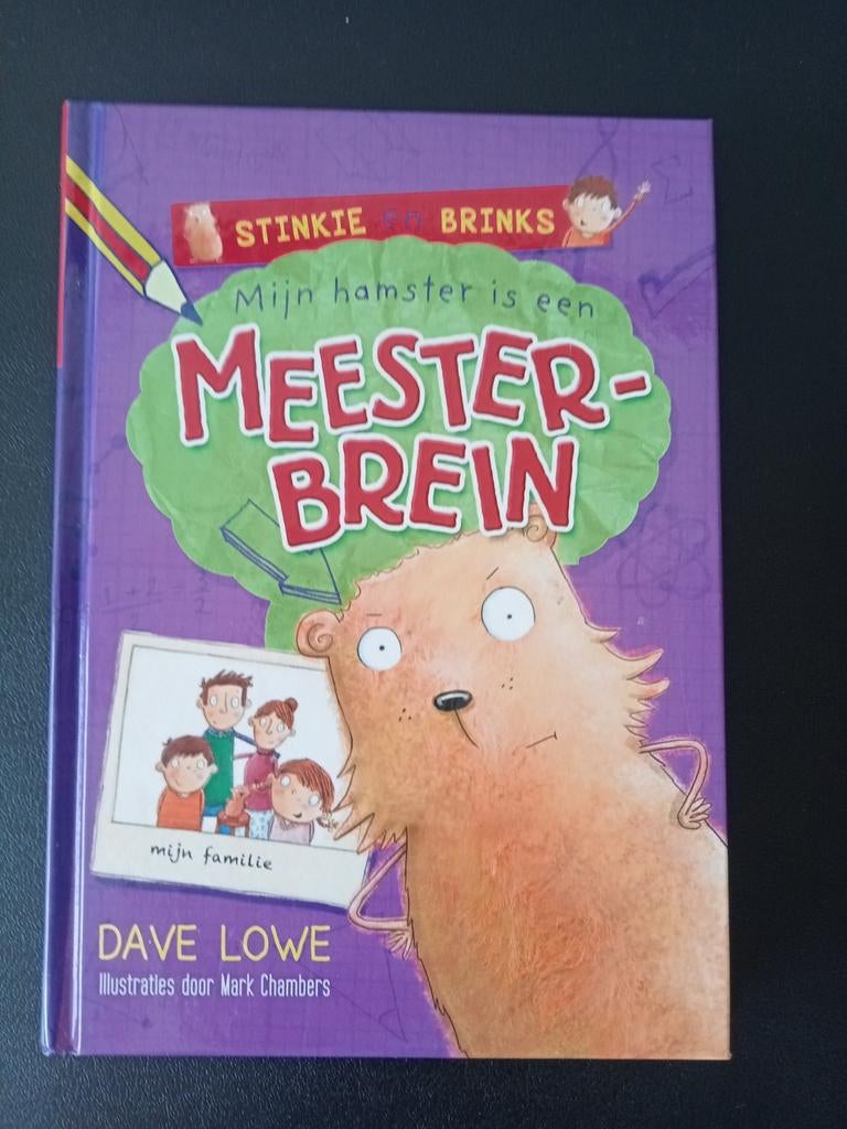 Stinkie en Brinks " Mijn hamster is een Meesterbrein", Ophalen, Zo goed als nieuw, Dave lowe, Fictie