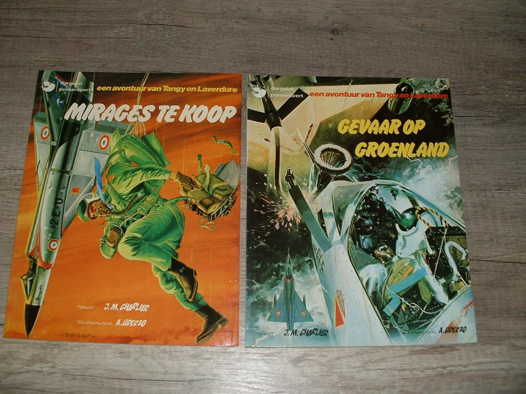 lot van 6 strips tanguy en laverdure, Boeken, Stripverhalen, Meerdere stripboeken, Ophalen of Verzenden