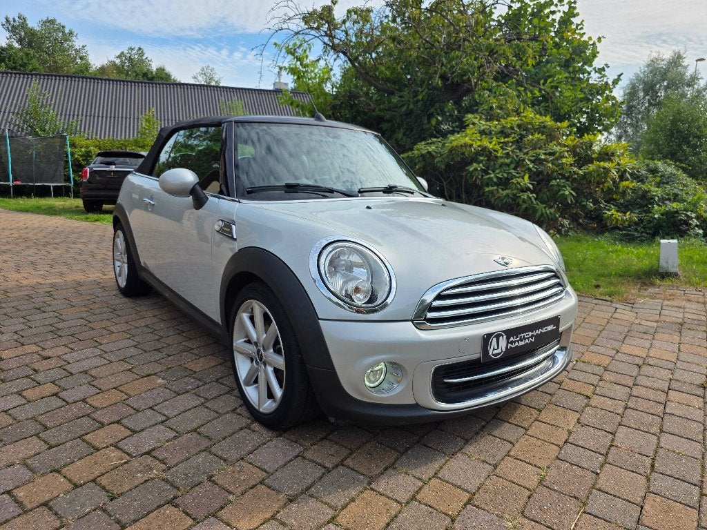 MINI Cooper Cabrio 1.6 Automaat | GPS | Leder |, Auto's, Mini, 4 zetels, 1280 kg, Euro 6, Cabriolet
