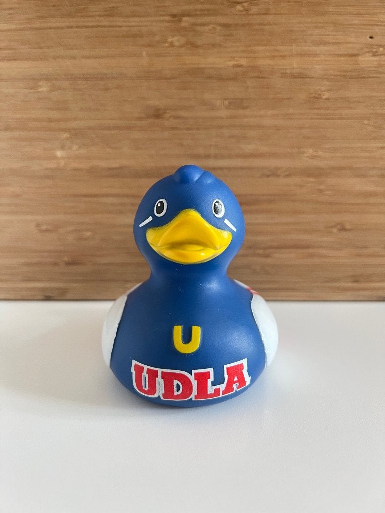 Canard de collection Bud UDLA college jock Duck - 2010, Enlèvement ou Envoi, Utilisé