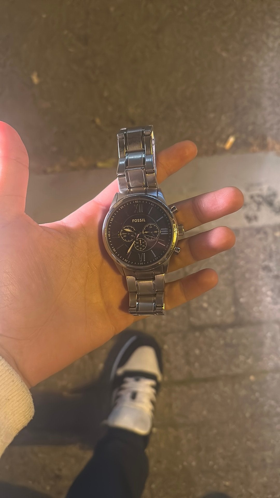 Fossil tonen, Staal, Staal, Polshorloge, Zo goed als nieuw