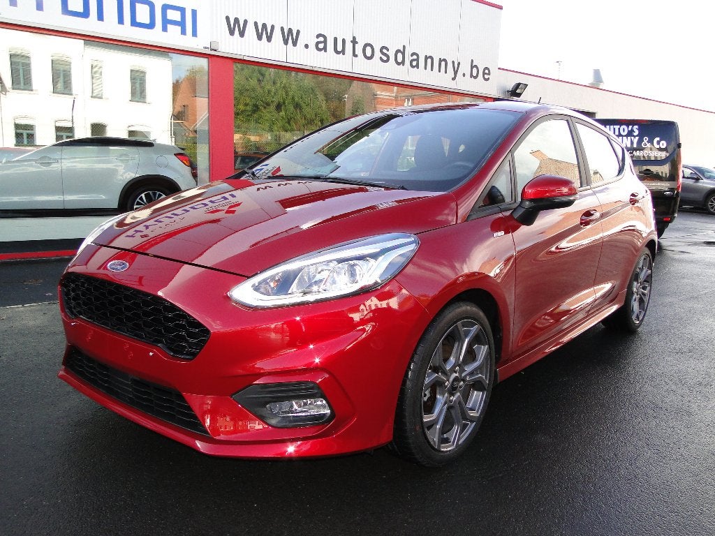FORD FIESTA ST LINE, Voorwielaandrijving, Stof, https://public.car-pass.be/vhr/1c119510-b6d9-43ea-ab0e-c3f47a8824a7, Bedrijf