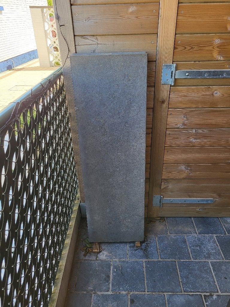 Blauwe steen (x2), Ophalen, Gebruikt, 100 tot 150 cm, Hardsteen