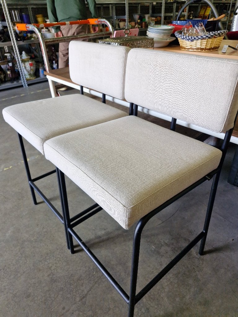 chaises de bar, Maison & Meubles, Tabourets de bar, 2 tabourets, Enlèvement, Utilisé