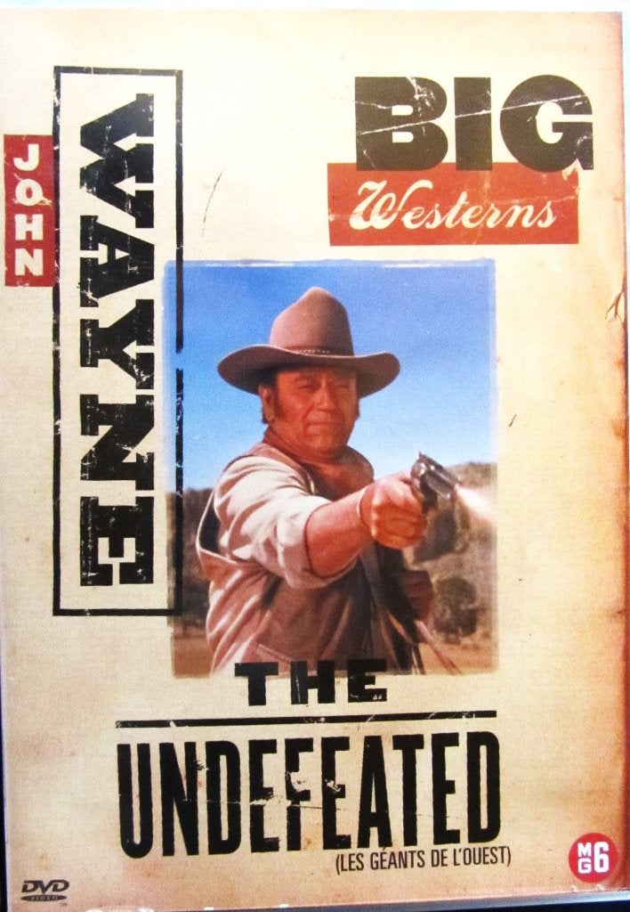 DVD WESTERN- THE UNDEFEATED (JOHN WAYNE) ( ZELDZAAM), Tous les âges, Enlèvement ou Envoi, Comme neuf, Autres genres
