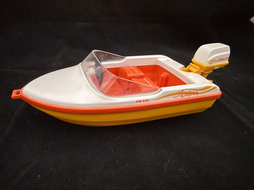 Playmobil PM 659 – Twister Speedboot, Kinderen en Baby's, Ophalen of Verzenden, Zo goed als nieuw, Los Playmobil