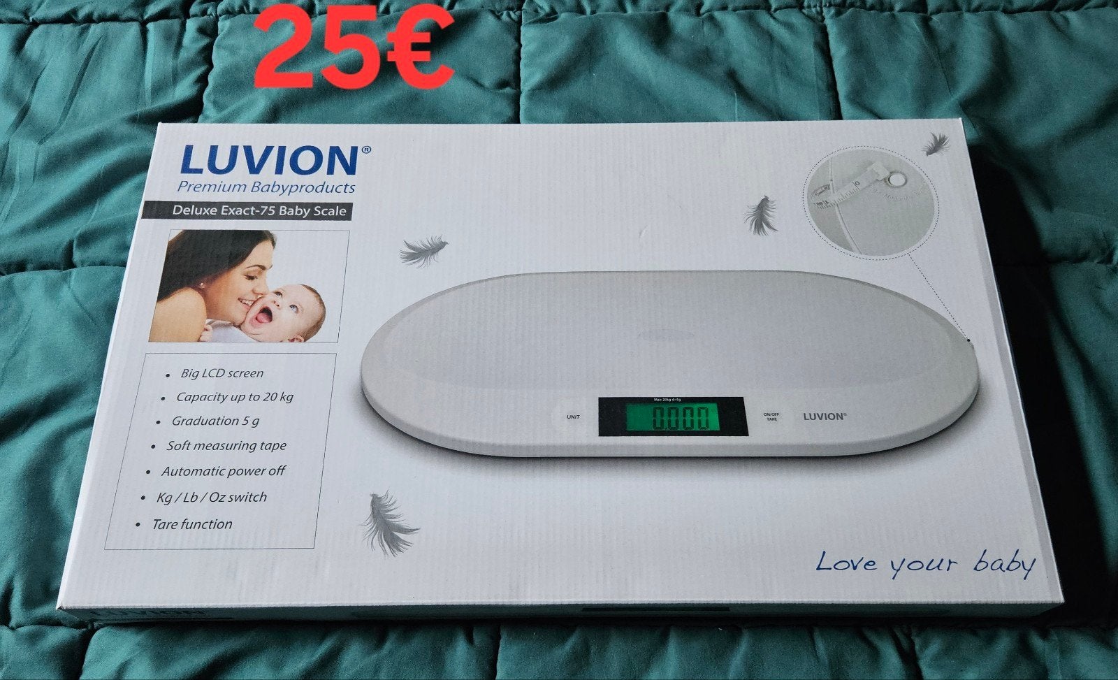 luvion weegschaal, Kinderen en Baby's, Ophalen, Zo goed als nieuw, Overige typen, Overige merken