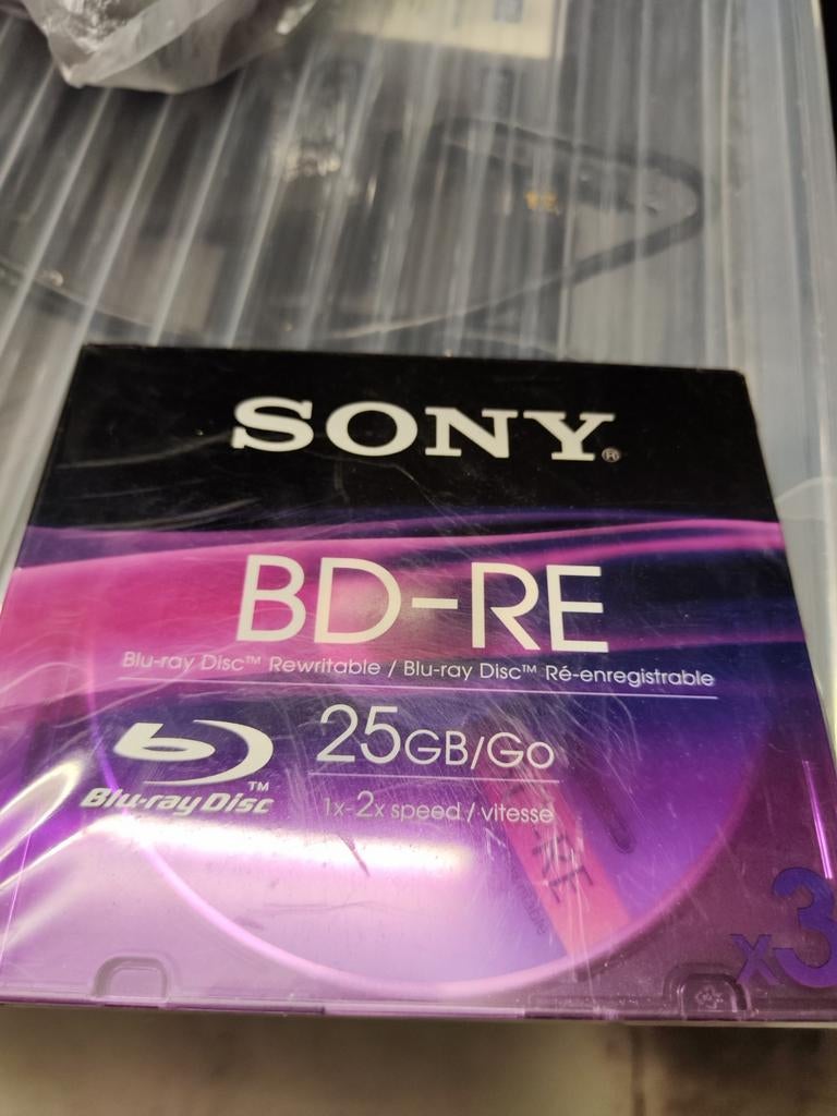 Pack blu-ray sony réinscriptibles, Ophalen, Herschrijfbaar, Nieuw, Blu-ray
